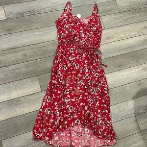 Naif size L red paisley summer dress